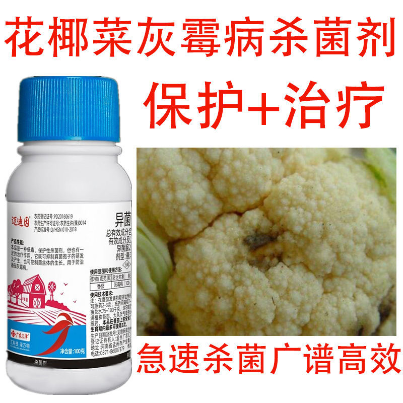 花椰菜灰霉病药花椰菜灰霉病专用药花菜灰霉病特效药西兰花病全治
