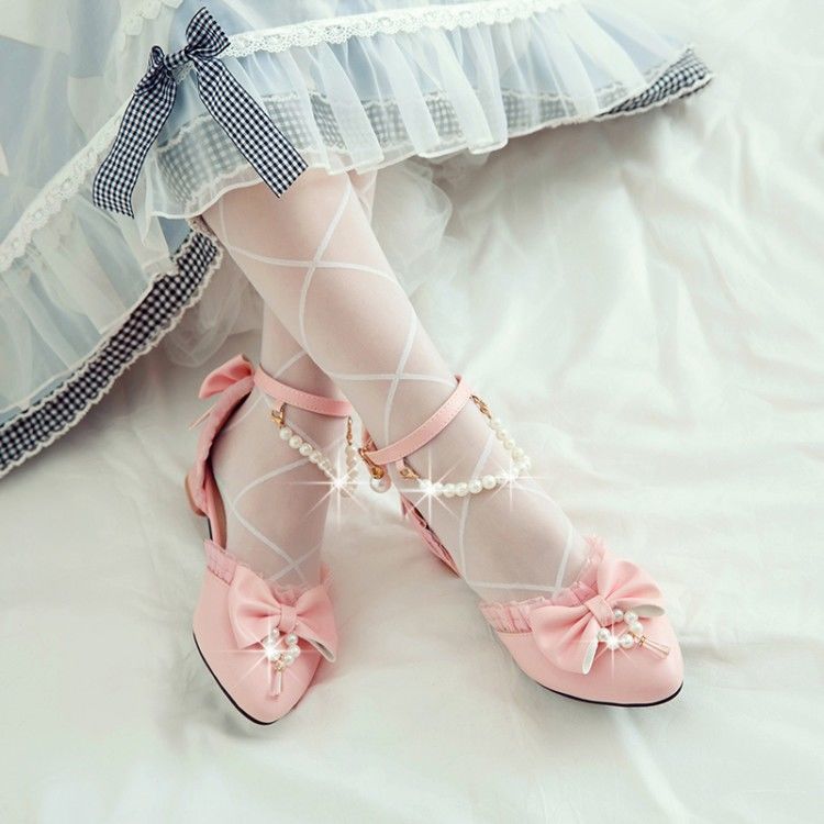 女童包头凉鞋2022夏季新款网红儿童洛丽塔小女孩高跟鞋学生演出鞋