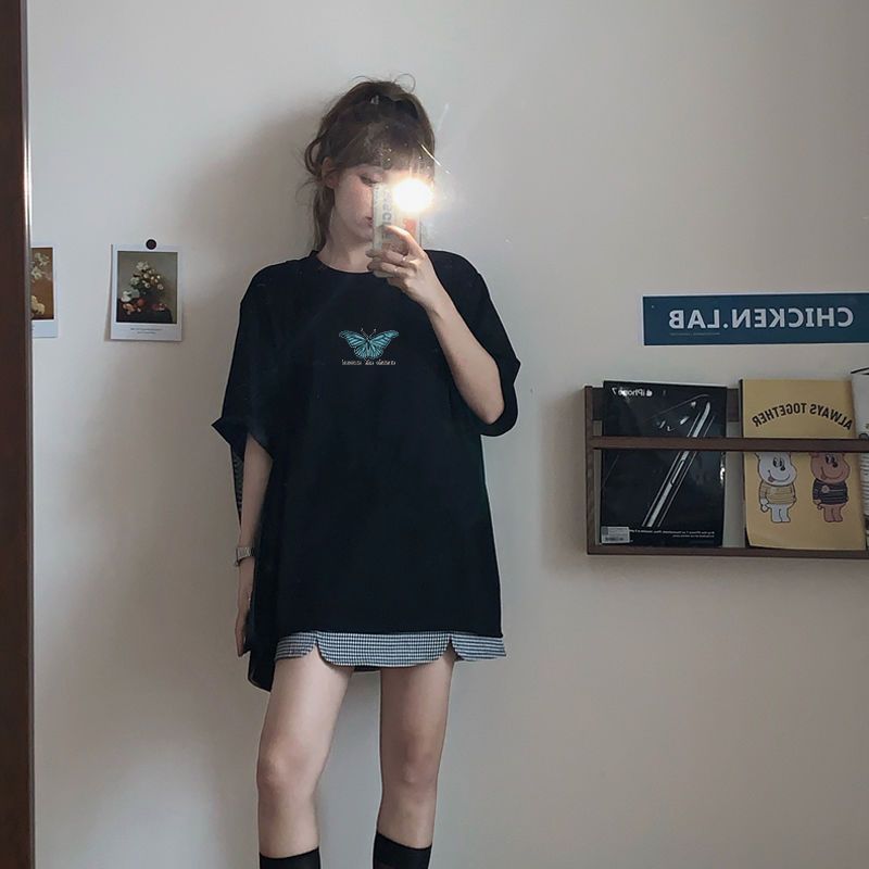 37791-印花【棉】辣妹上衣短袖t恤女2021夏季新款学生网红情侣装ins超火-详情图