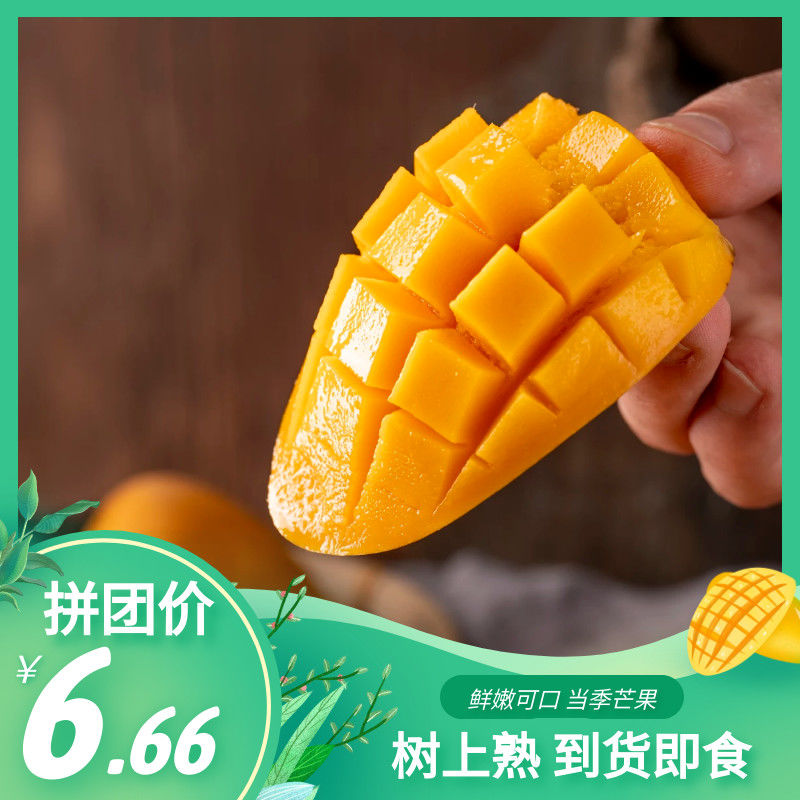 37786-【树上熟】云南非海南台芒 整箱水果 当季水果 应季水果 到货即食-详情图