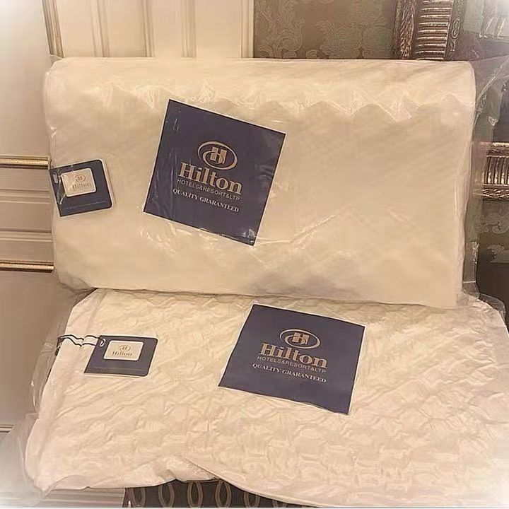 37850-希尔顿酒店枕芯 记忆棉聚合乳胶枕芯软枕头成人保健枕一只一对装-详情图