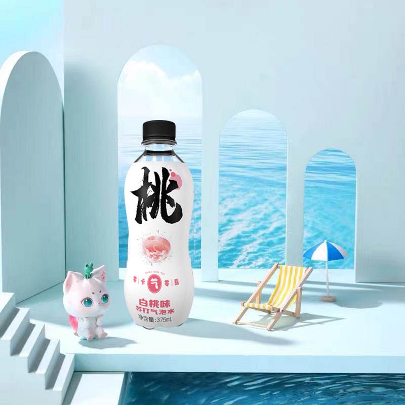 37751-蔬卡柠檬无糖苏打气泡水375g*12瓶整箱批发0卡0脂夏日汽水饮料-详情图
