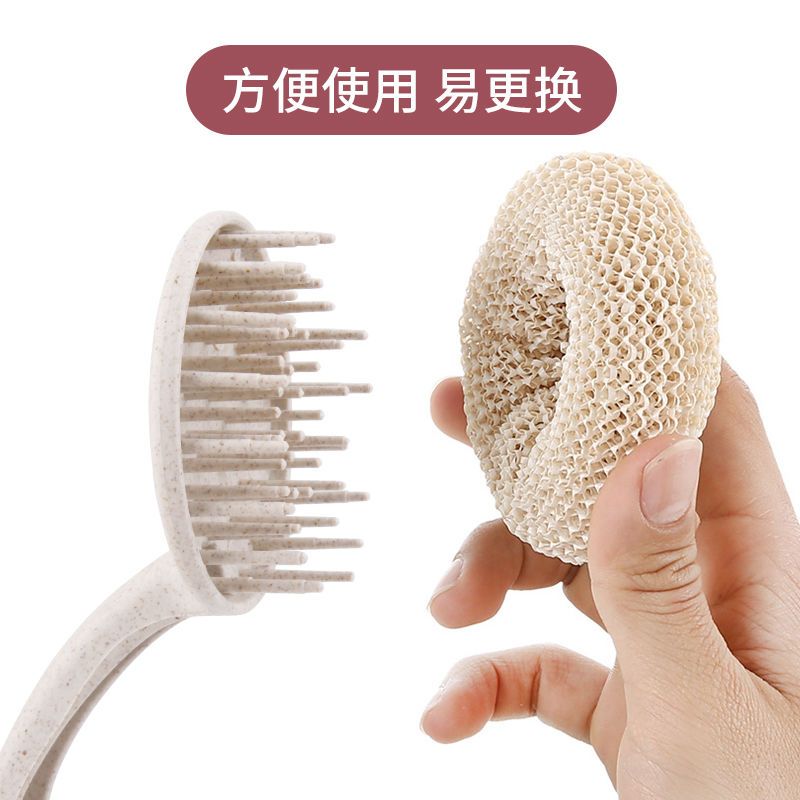 54287-清洁球洗碗刷锅神器麦秸纳米清洁球不掉丝不掉渣不粘锅专用-详情图