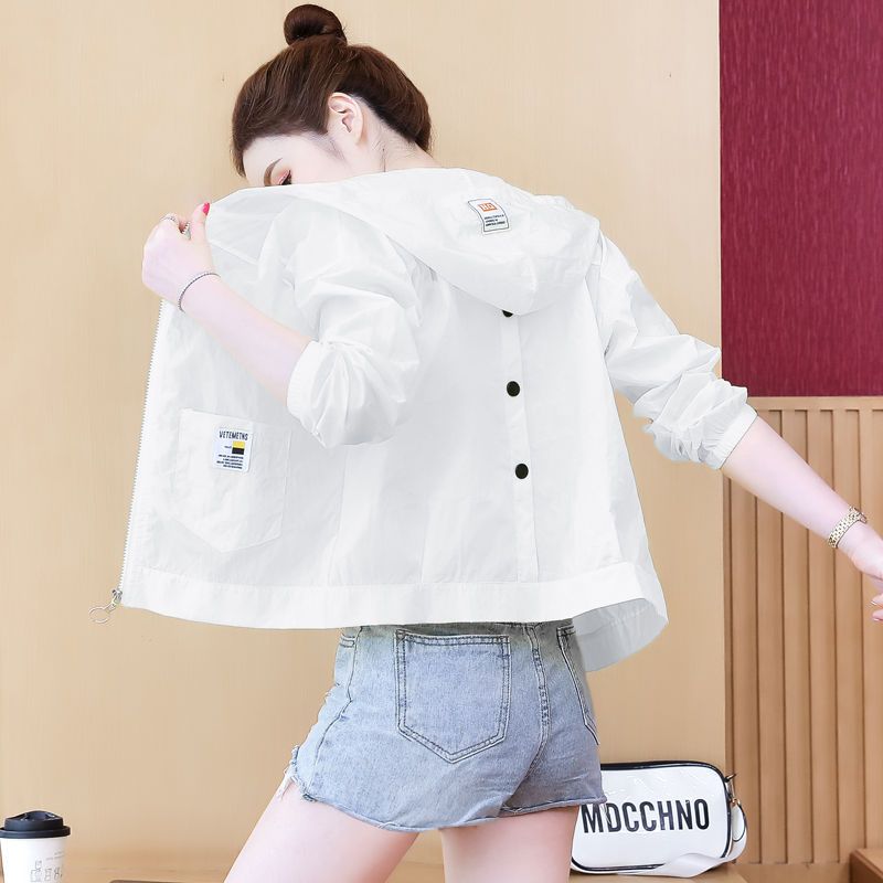  new summer sun protection clothing women's loose all-match baseball clothing thin section ladies short summer casual jacket