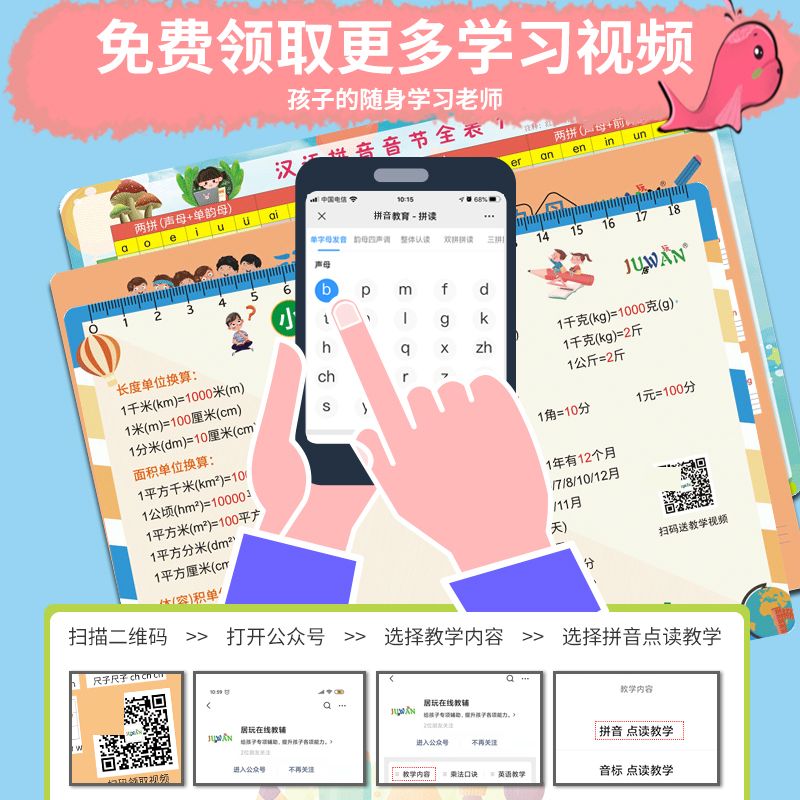 小学数学常用公式表挂图时间长度重量人民币单位换算加减乘除卡片 虎窝拼
