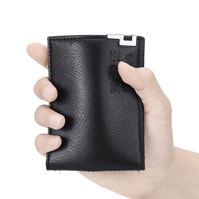 New wallet portable card bag men's ultra-thin men's document bag driver's license leather case credit card card bag wallet card holder