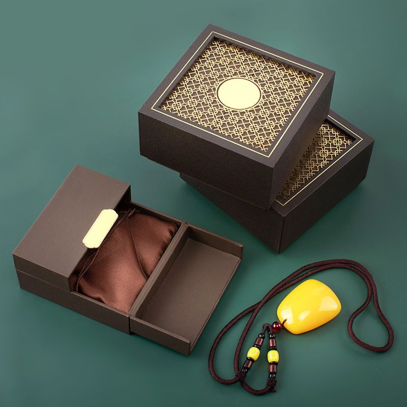Ancient Gold Bracelet Box Hollow Jewelry High-end Storage Box Gift Box Jade Jade Wenwan Packaging Box