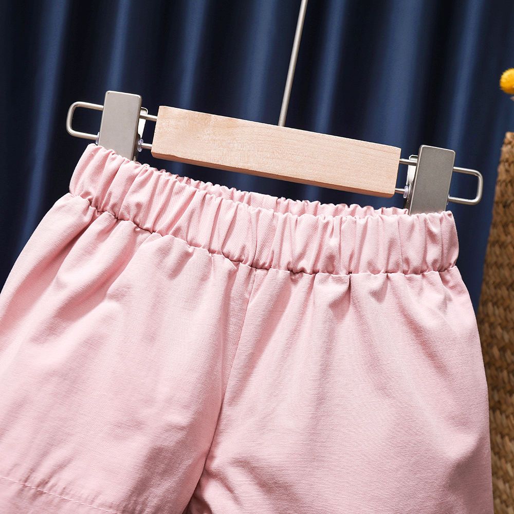 婴儿短裤夏季薄款外穿女宝宝裤子儿童开裆裤小女孩外穿双倍透