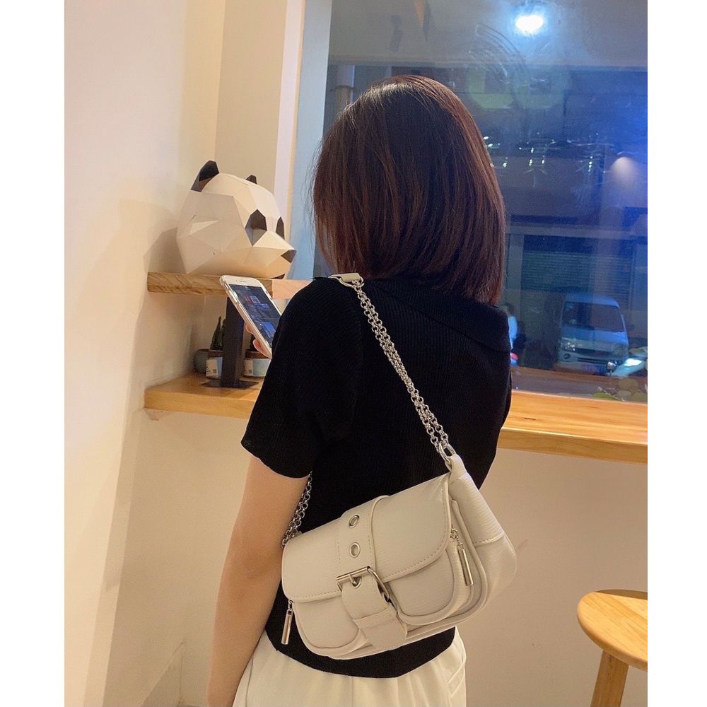 Fat fat self-made bag  summer new trendy niche all-match candy-colored chain cute underarm shoulder bag for women