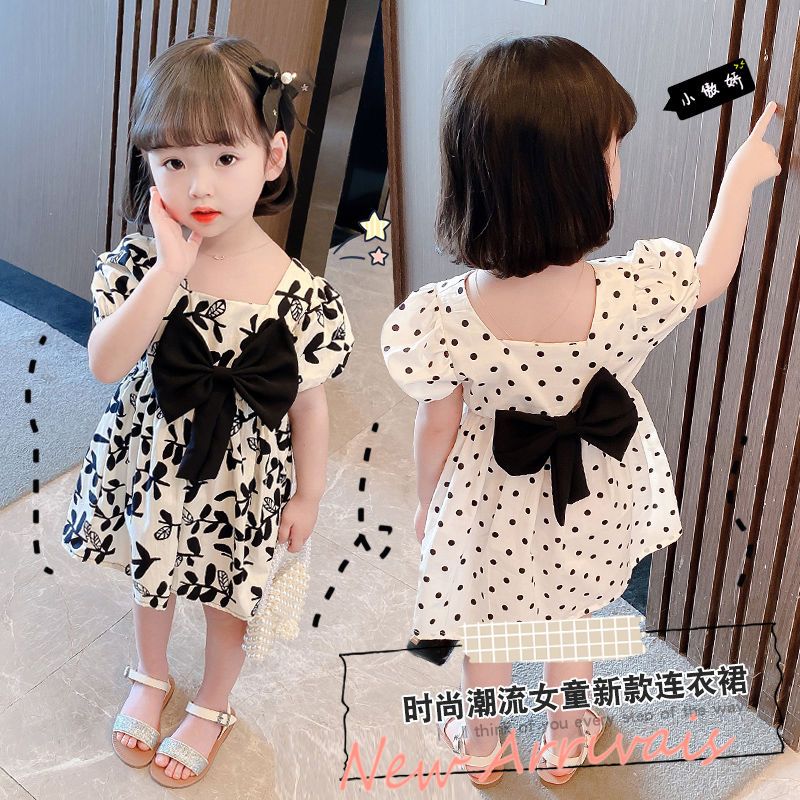 女童公主連衣裙夏季2023新款薄款小童兒童網紅洋氣女寶寶夏裝裙子