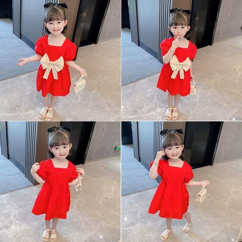 女童公主连衣裙夏季新款薄款小童儿童网红洋气女宝宝夏装裙子