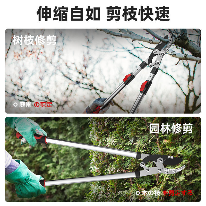 日本质造修剪树枝剪刀果树剪大力剪园林粗枝剪强力剪花枝园艺工具