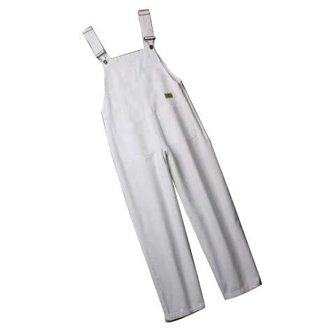 If you are well, it will be a sunny day. Is it star Xu Lu's same white cowboy suspenders and women's loose casual pants