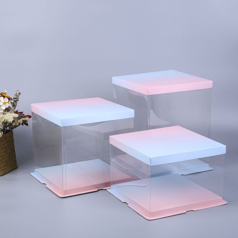 网红新款生日蛋糕盒子定制4寸6寸8寸10寸12寸加高 2月10日发完 虎窝拼