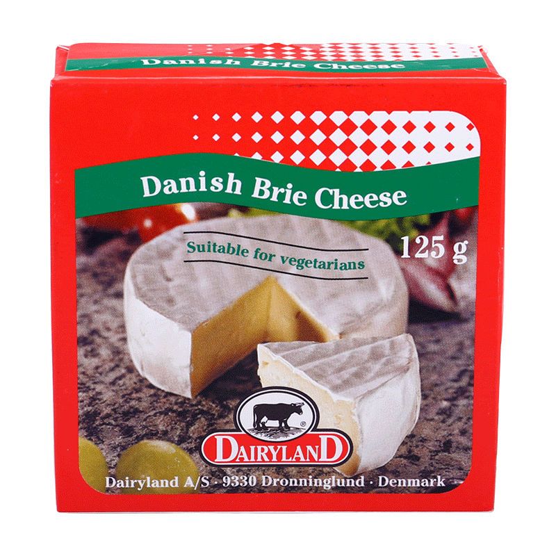 琪雷萨金文笔干酪125g丹麦原装必然软布里芝士佐酒即食小奶酪家用