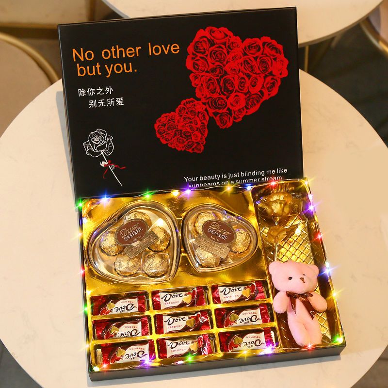 情人节礼物德芙巧克力礼盒装送女友七夕表白生日礼物520浪漫圣诞