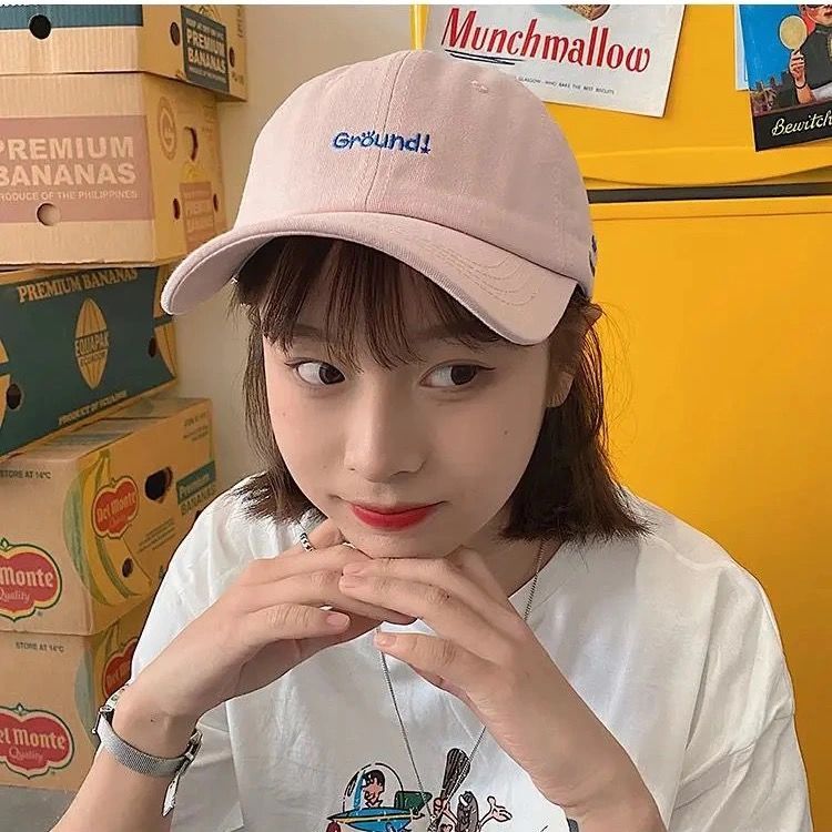 New hat female Korean version student wild net red ins baseball cap male spring and summer sunscreen sunshade peaked cap female