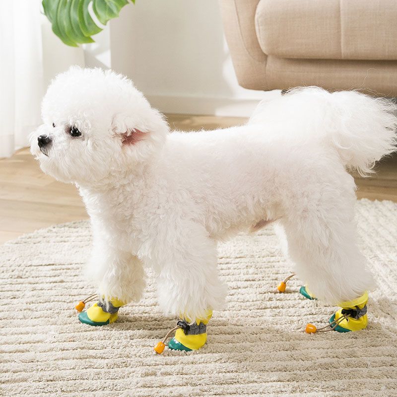Cute crocodile puppy dog ​​shoes spring and summer dust-proof and fall-proof Teddy pet small puppy foot cover breathable shoes