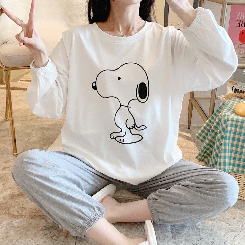 月子服夏薄款产后纯棉哺乳衣大码透气吸汗出院服6月份7喂奶孕妇秋