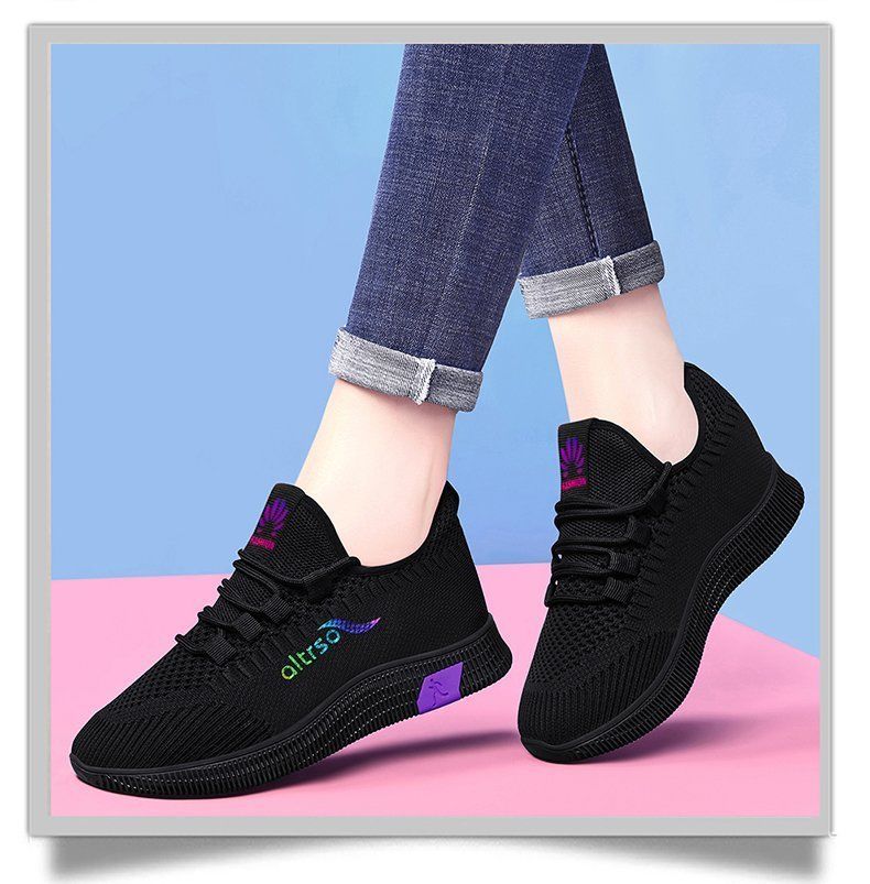 Solas macias antiderrapantes para trabalho de cozinha, pé de longa duração, não cansativo, sapatos velhos de pano de Pequim, primavera feminina e_voghion.com