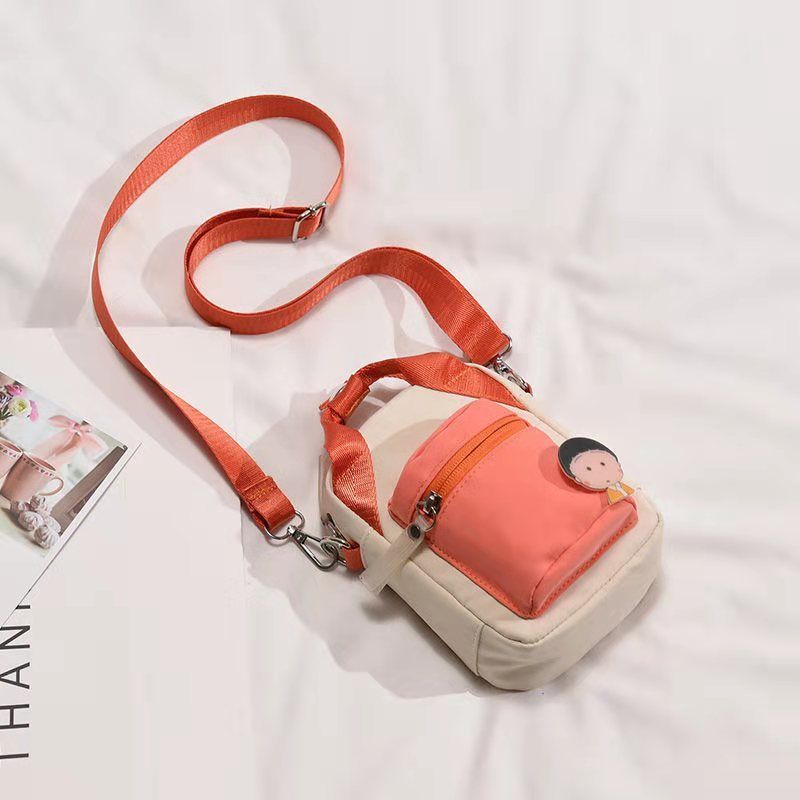 Korean ins small bag for women 2021 new versatile fashion mini mobile phone bag cute girl shoulder crossbody bag