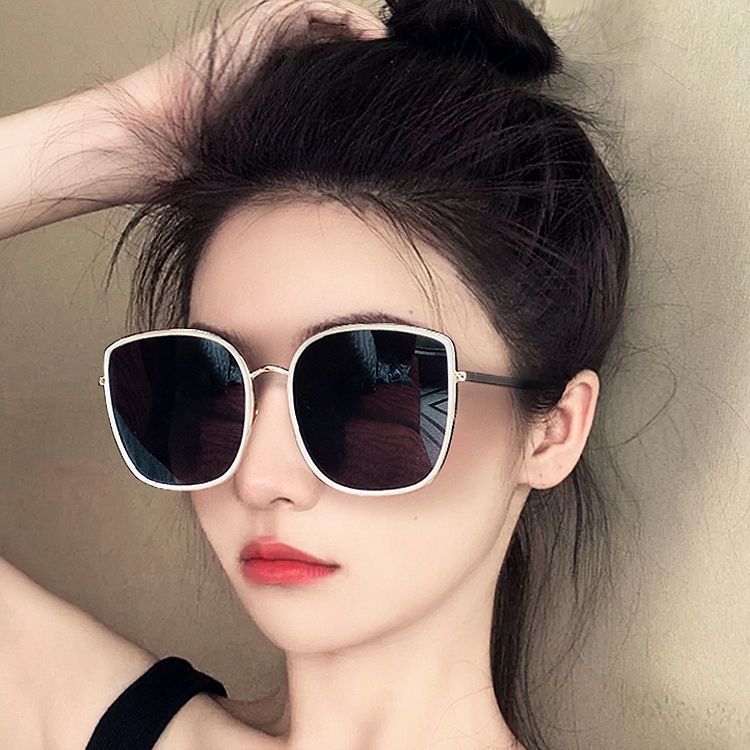 75834-圆脸潮墨镜女2021新款GM太阳镜大脸显瘦明星同款网红复古韩版眼镜-详情图
