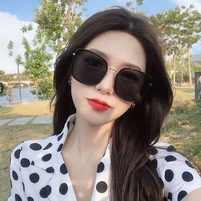 75834-圆脸潮墨镜女2021新款GM太阳镜大脸显瘦明星同款网红复古韩版眼镜-详情图