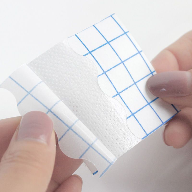 Medical wound waterproof paste transparent pu film breathable non-woven belly button acupoint blank three-volt paste plaster tape