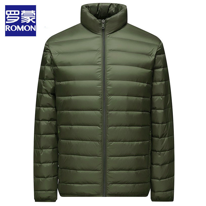 106107-罗蒙反季羽绒服羽绒服特价清仓白鸭绒轻薄羽绒服反季清仓羽绒服-详情图