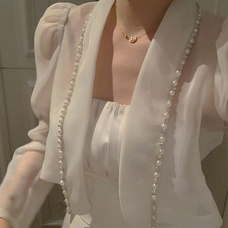 White suit female summer 2022 new trendy thin ice silk sunscreen clothing tube top shorts jumpsuit high-end jumpsuit