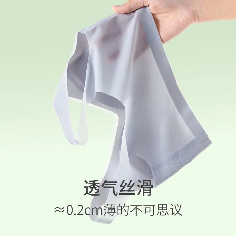88692-夏季超薄无痕裸感内衣女大胸显小无钢圈防下垂大码文胸背心式胸罩-详情图