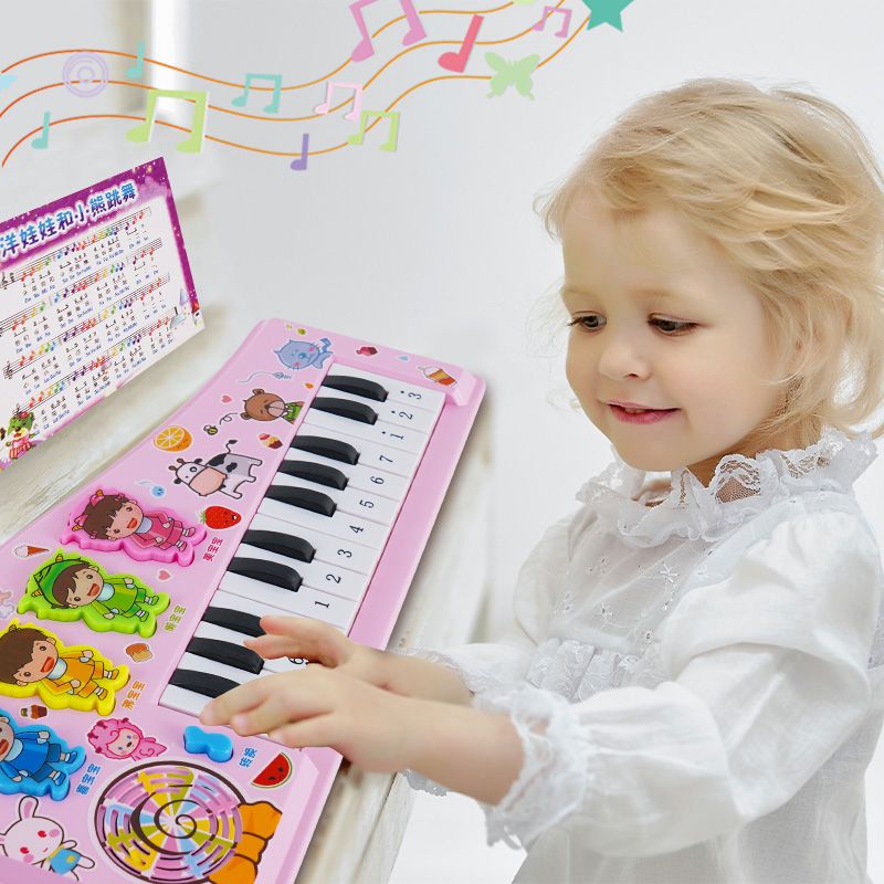儿童早教益智多功能电子琴打地鼠玩具宝宝初学音乐玩具琴3-6周岁