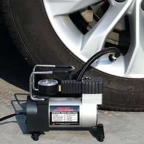 汽车车载轮胎充气泵快速便携小轿车车胎高压打气泵小型电动打气机