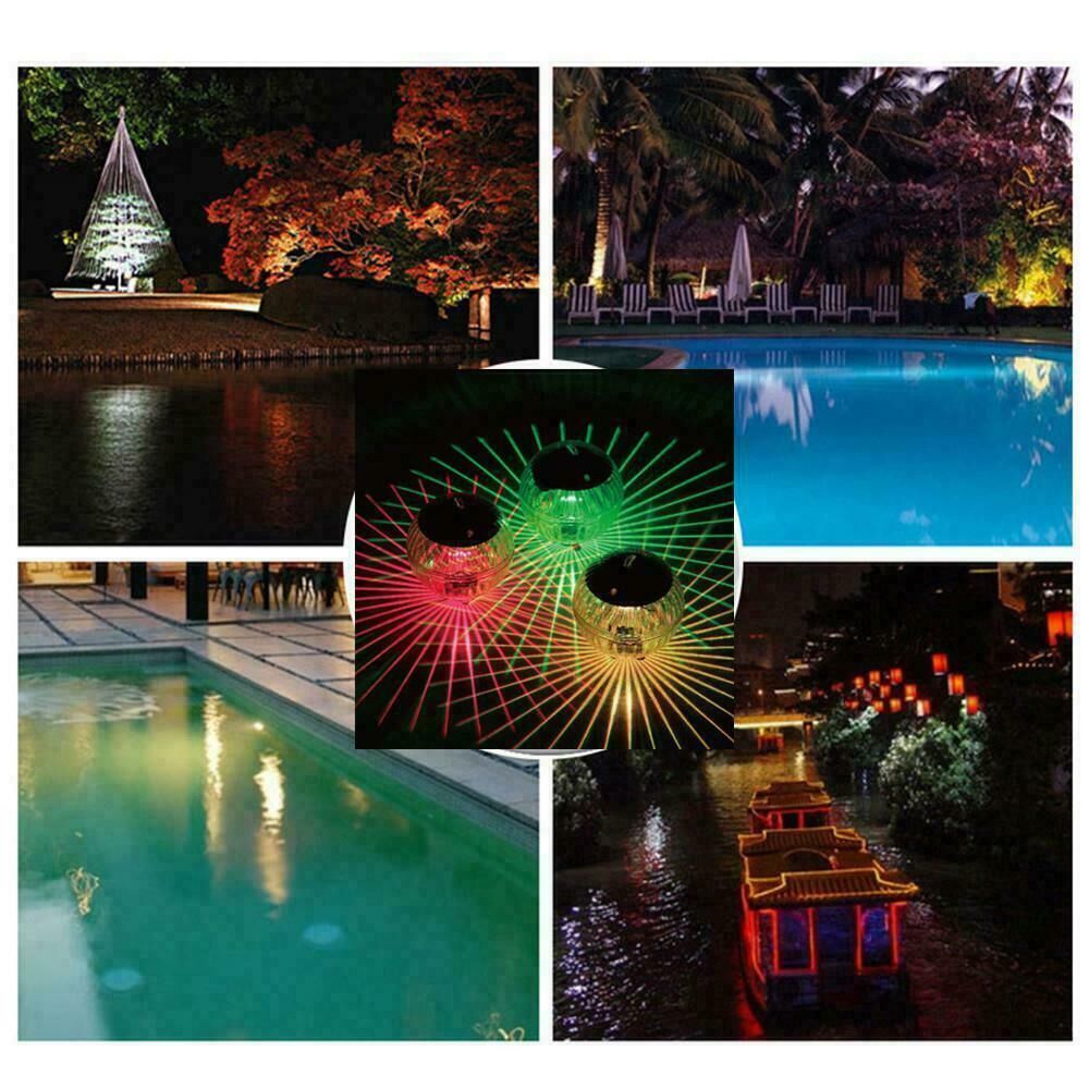 太阳能河灯水上漂浮球灯七彩球形水池泳池庭院装饰景观发光圆球灯