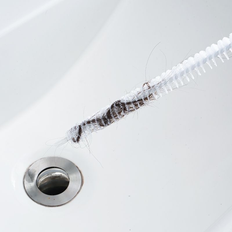 日本可弯曲管道疏通器下水道毛发清理器洗脸水池清洁刷通水管神器