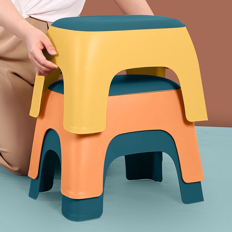 纳份爱塑料小板凳家用儿童凳加厚圆凳防滑踩脚凳脚踏宝宝洗澡矮凳