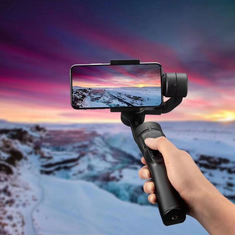Smart Follow-up Handheld Gimbal F6 Sports Anti-Shake Three-Axis Face Tracking Stabilizer_voghion.com