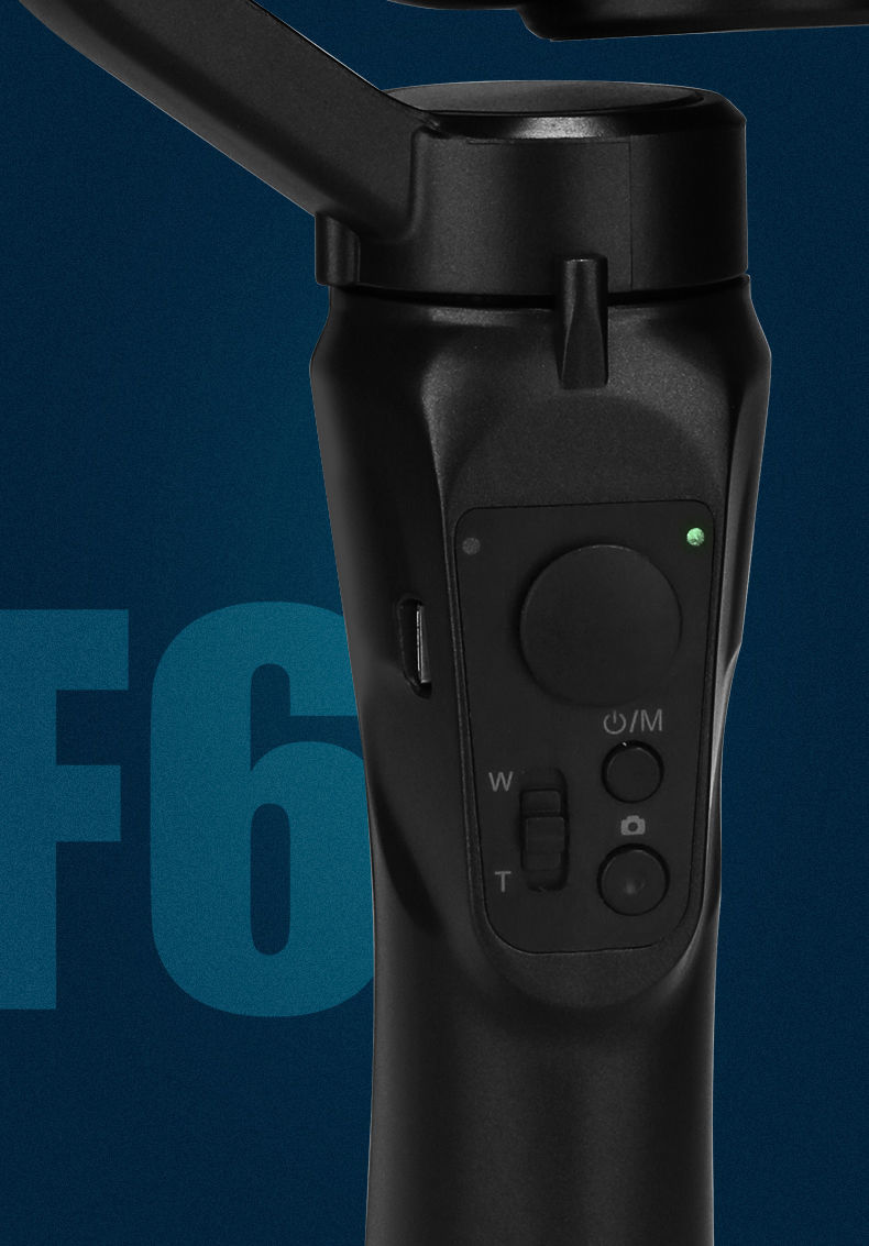 Smart Follow-up Handheld Gimbal F6 Sports Anti-Shake Three-Axis Face Tracking Stabilizer_voghion.com