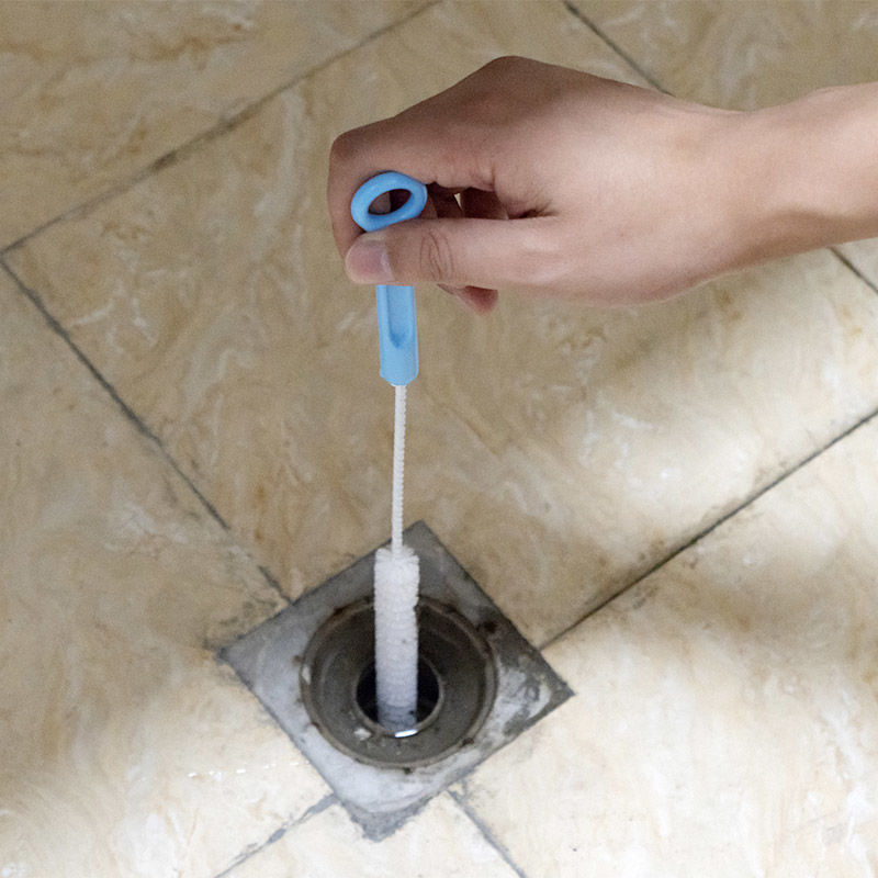 日本可弯曲管道疏通器下水道毛发清理器洗脸水池清洁刷通水管神器