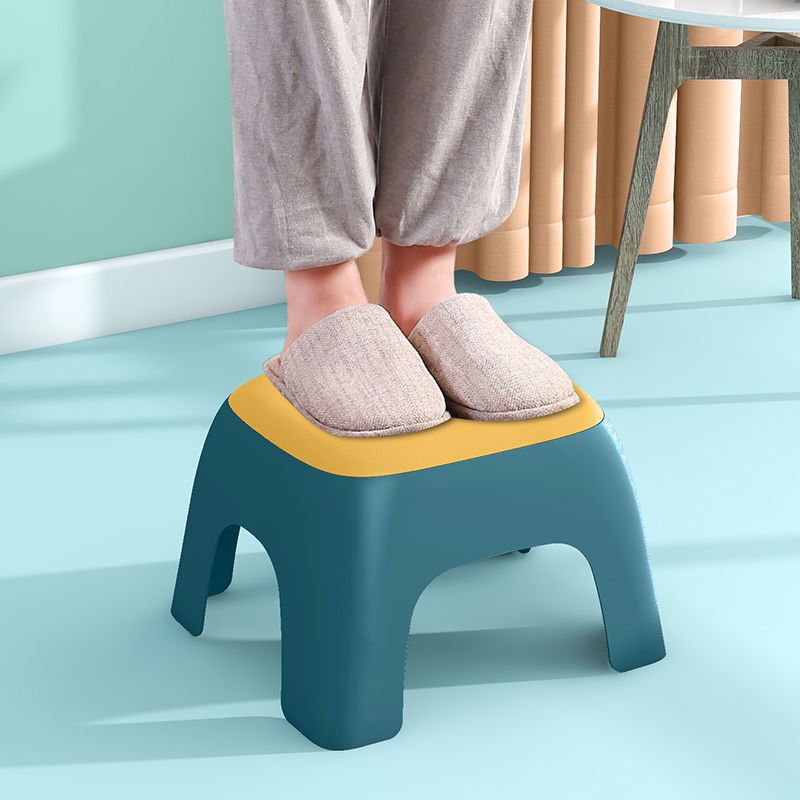 纳份爱塑料小板凳家用儿童凳加厚圆凳防滑踩脚凳脚踏宝宝洗澡矮凳