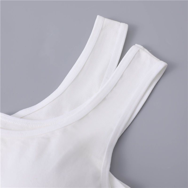 Students puberty development period thin anti-convex girl underwear junior high school students Korean version of the cotton vest bra