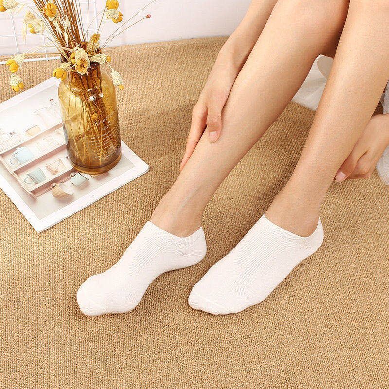 Socks men and women couples summer thin section tide 7 days week socks shallow mouth Japanese wild low waist Korean version of the boat socks invisible