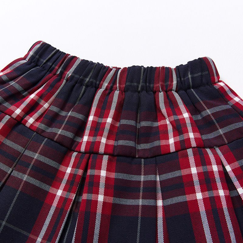 Girls skirt pleated skirt British style JK plaid skirt Korean version of college style school uniform skirt performance dance skirt