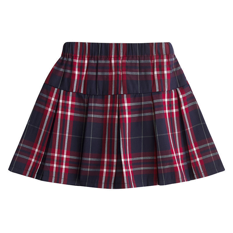 Girls skirt pleated skirt British style JK plaid skirt Korean version of college style school uniform skirt performance dance skirt