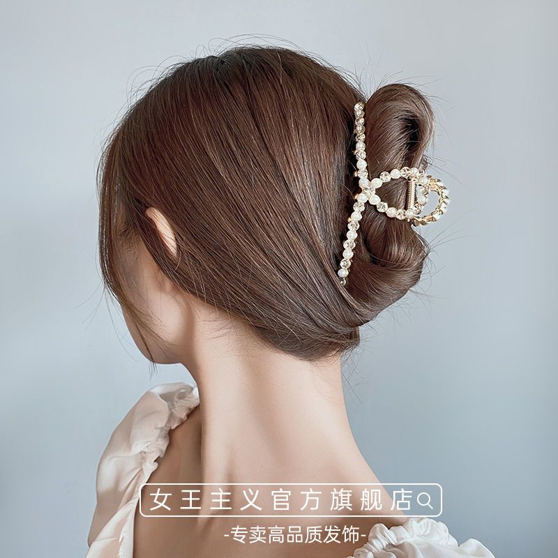 高档发夹女后脑勺大抓夹发夹子头饰网红夹头发夹子固定头发饰发卡