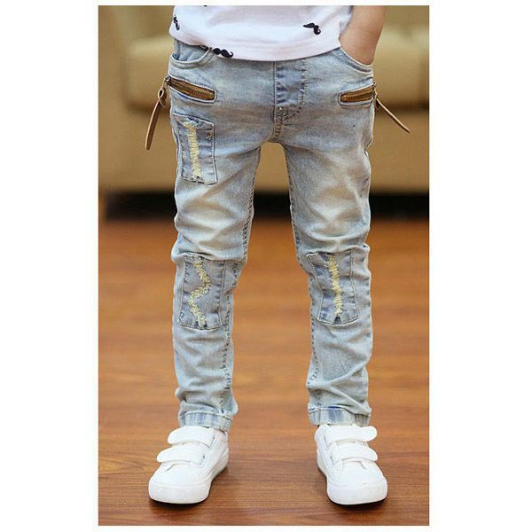 Children's clothing, children's pants, boys' jeans, spring and summer pants, boys' trousers, spring style, boys' trousers, thin section, medium and large children's fashion