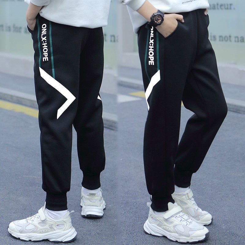 Children's clothing boy's sports pants children's casual trousers spring new Korean version pants for big children