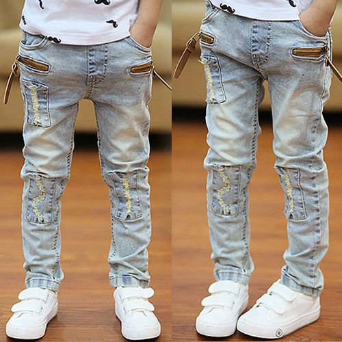 Children's clothing, children's pants, boys' jeans, spring and summer pants, boys' trousers, spring style, boys' trousers, thin section, medium and large children's fashion