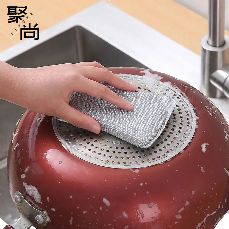 加厚洗刷大王家用洗碗海绵双面不沾油厨房百洁布刷玩海绵刷锅神器