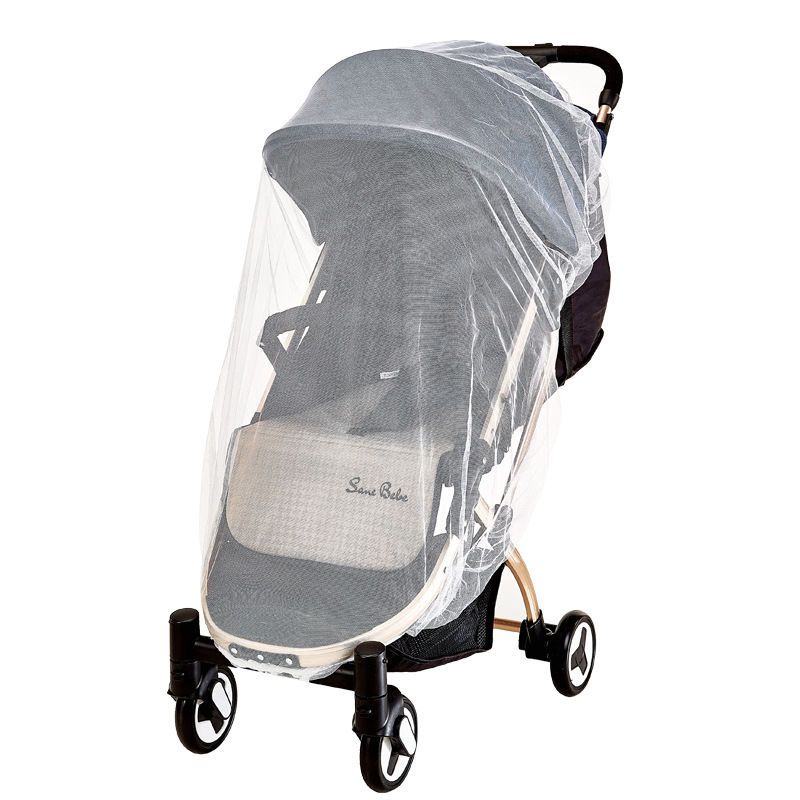 Stroller mosquito net full cover universal baby stroller anti mosquito net children's umbrella car encrypted mesh breathable high landscape